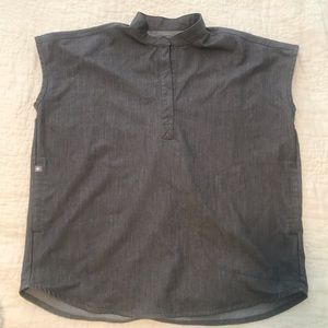 Figs Rafaela Scrub Top XS Graphite Grey